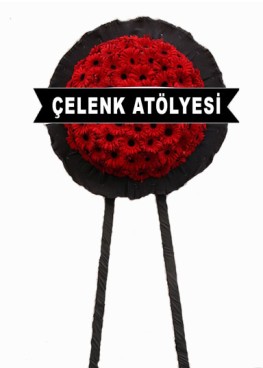 Siyah Fon Canlı Cenaze Töreni Çelengi