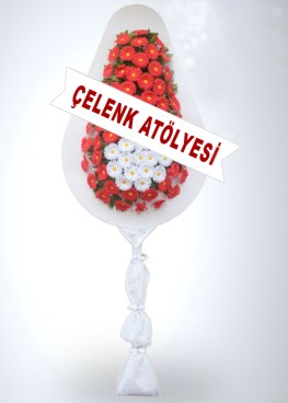 Kırmızı Beyaz  Düğün-Açılış Çelengi