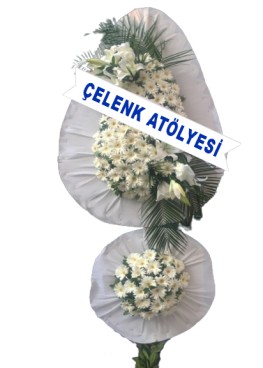 Beyaz Renk Özel Çelenk