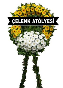 Sarı Beyaz Cenaze Çelengi