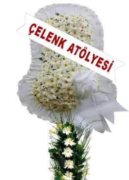 Beyaz Düğün Kutlama Tebrik Çelengi