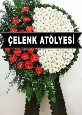 Kırmızı ve Beyaz Özel Çelenk Tasarımı